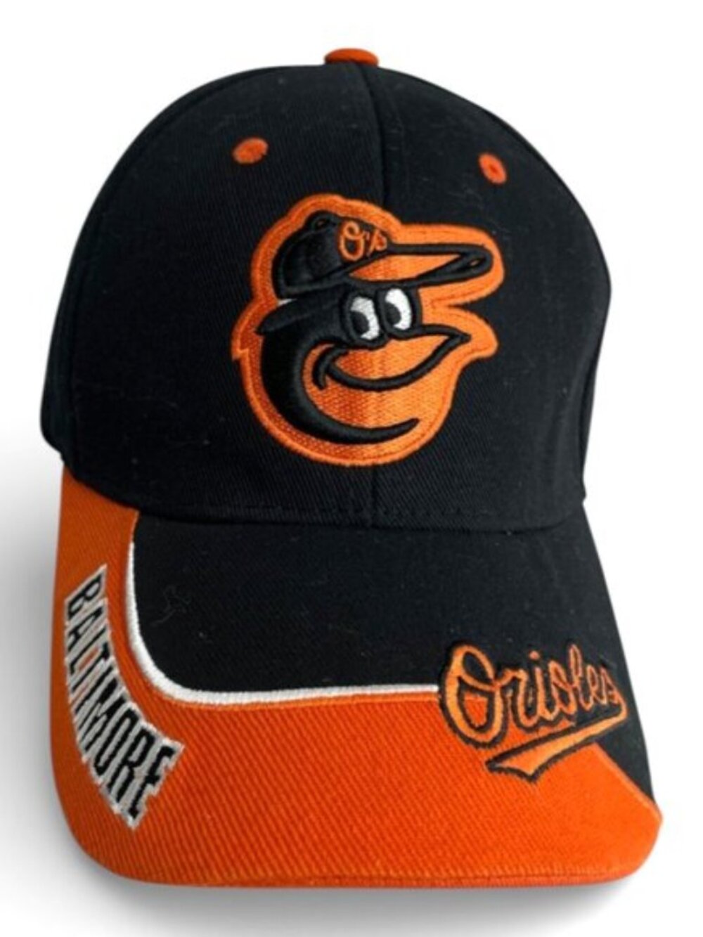 Baltimore Orioles MLB Fan Favorite Hat Black Orange Two-Tone Adjustable Cap